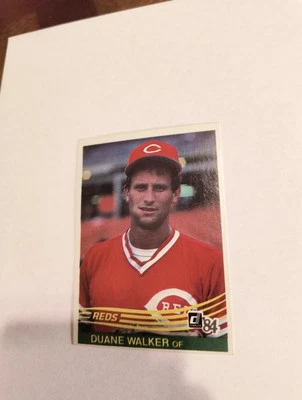 DUANE WALKER 1984 DONRUSS #325 FREE SHIPPING - Image 1 of 2