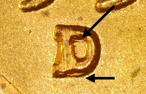 1955 D D/D Lincoln Wheat Cent RPM - 1 Error Red - UNC - Picture 1 of 8