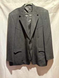 Circle S Western Suit Jacket Sz 52 R - Picture 1 of 4