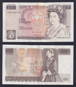 Banconota Regno Unito 10 pounds (1988-1991) P.-379e SPL+/XF+ - Picture 1 of 1