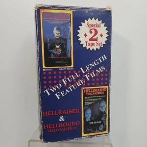 The Clive Barker Collection 2 VHS Tape Set Hellraiser & Hellbound Hellraiser II - Imagen 1 de 4