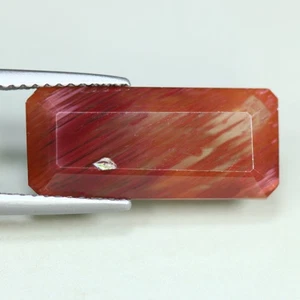 6.82 Cts_Ravishing Best Color_100 % Natural Unheated Red Andesine_Sunstone - Picture 1 of 3