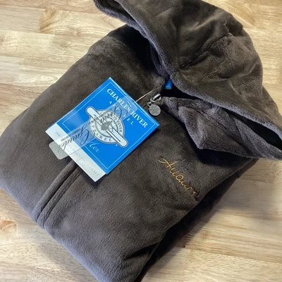 NWT Charles River Silken Fleece Jacket AUBURN Medium - Image 1 of 4