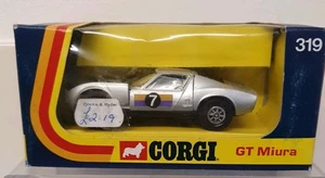 CORGI 319 LAMBORGHINI P400 GT MIRA MODELLINO AUTO PRESSOFUSO VINTAGE 1972 SCATOLA ORIGINALE - Foto 1 di 24