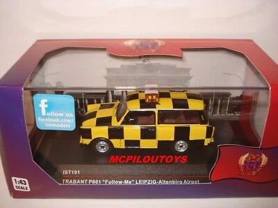 IST 191 - TRABANT P601 LEIPZIG ALTENBIRG AIRPORT "FOLLOW ME" In Scala 1/43° - Immagine 1 di 4