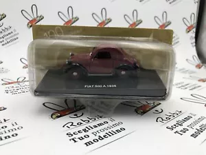 DIE CAST " FIAT 500 A 1936 " 100 ANNI DELL' AUTOMOBILE 1/43 - Imagen 1 de 2
