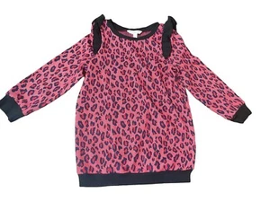 Pippa & Julie Girls' Size 8 Ruffle Animal Print Top - Picture 1 of 8