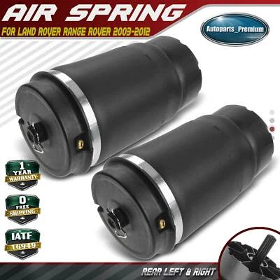 Bolsa de resorte de suspensión neumática trasera izquierda y derecha para Land Rover Range Rover 2003-2012 Foto 1 de 4