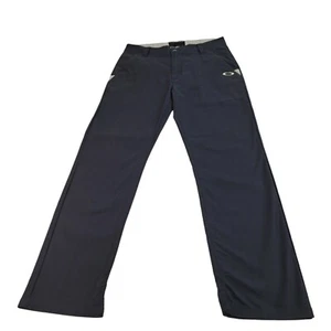 Oakley Conrad Pants Mens 34x31" Gray Golf Chino Straight Leg Cotton Blend Casual - Picture 1 of 14