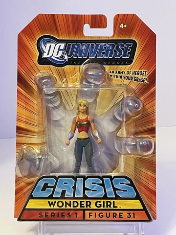 DC Universe Crisis Wonder Girl 4” Series 1 Action Figure #31 2008 Mattel Cover