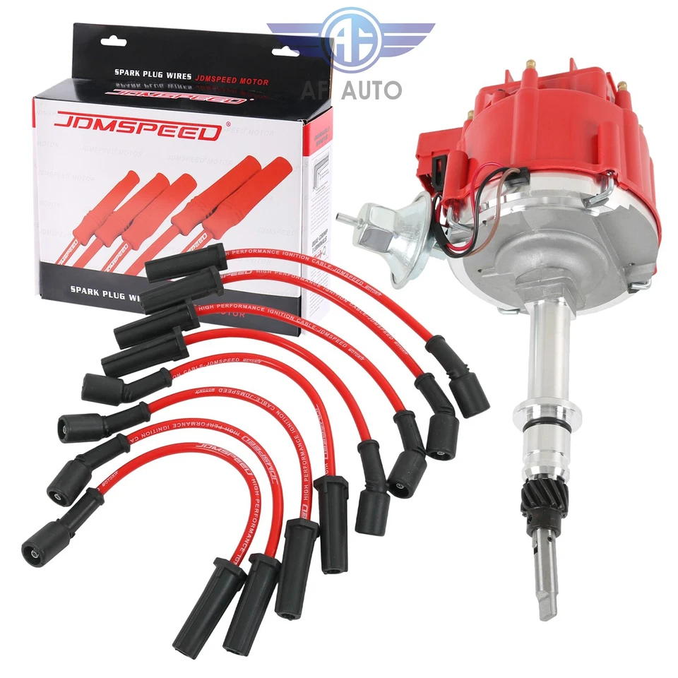 Distributor HEI w/ Ignition Wires For 78-85 Chevrolet Inline GMC 292 250 230 L6 - Image 1 of 4