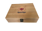 SPARKYS Extra Large Wooden Rolling Stash Box - 25cm x 21cm x 7cm Gift