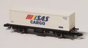 Marklin Z-scale SAS CARGO International Airlines container car Scandinavia SJ - Picture 1 of 2