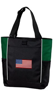 USA Tote Bag US Flag Shopper Tote, Beach Bag, Carry All Bag - Picture 1 of 2