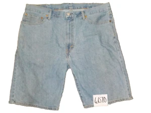 Pantalones cortos de mezclilla Levi's 505 rectos azul claro para hombre talla 40 - Imagen 1 de 4