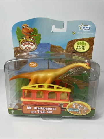 Dinosaur Train Mr brachiosaurus with train car learning curve Cover