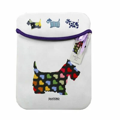 Santoro London Scottie Puppy Dogs Ipad Case Cover Protective Sleeve Neoprene - Image 1 of 4
