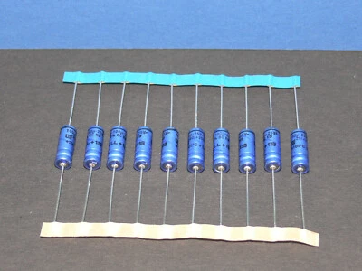 Vishay BC Kondensator axial Elko 100uF 25V 105°C 6,5 x 18,5mm Lot mit 10 Stk