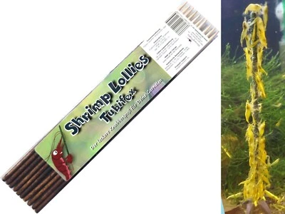Shrimp Lollies Tubifex / NEU / Proteine Futter Lolly Garnelen Sticks - Bild 1 von 4