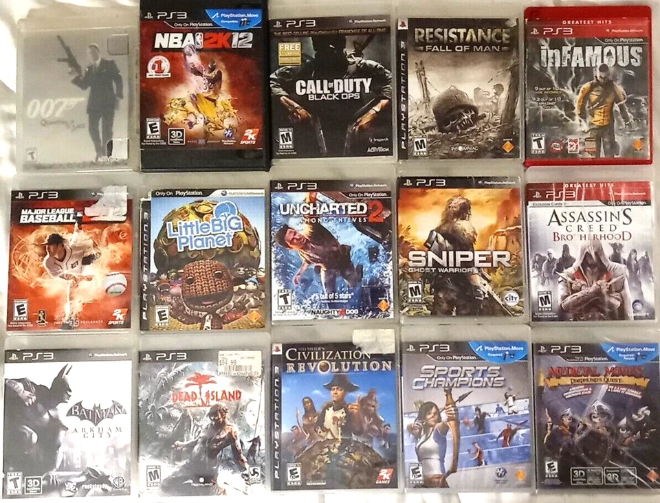 LOT OF 12 Playstation 3 PS3 GAMES - Dead Island,INFAMOUS,UNCHARTED 2,BATMAN... - Image 1 of 1