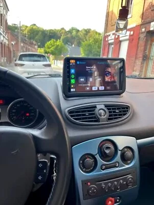 Autoradio per Renault Clio 3 Dal 2005 Al 2014 stereo Android 9 Pollici - Immagine 1 di 4