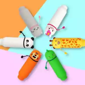 Legami - Kawaii Astuccio Portapenne Scuola 2 in 1 in Morbido Silicone con zip - Foto 1 di 22