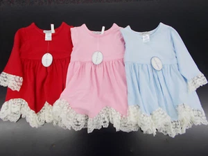 Infant, Toddler, & Girls Just Blanks Assorted Monogramable Dresses Size 12m-6X/7 - Picture 1 of 4