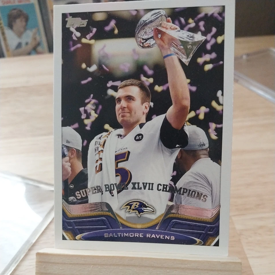 2013 Topps -  Flacco super  bowl  champions - Image 1 of 1