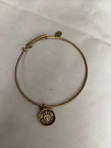 Chrysalis Wrap Spring Charm Bangle Bracelet W/ Friendship Charm - Picture 1 of 5