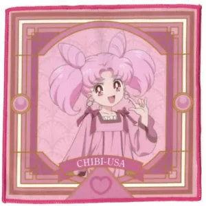 Ichiban Kuji Sailor Moon Estilo Antiguo Premio G ~ CHIBI-USA Toalla Rosa - Imagen 1 de 1