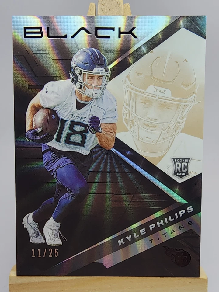 Kyle Philips 2022 Panini Black Copper Rookie RC #187 /25 Eagles Titans - Image 1 of 2