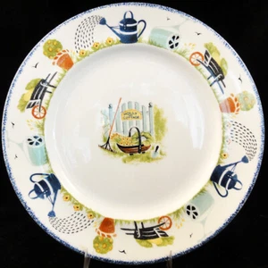 HOLLY COTTAGE by Wood & Sons Dinner Plate 10.4" made in England NEW NEVER USED - Picture 1 of 2