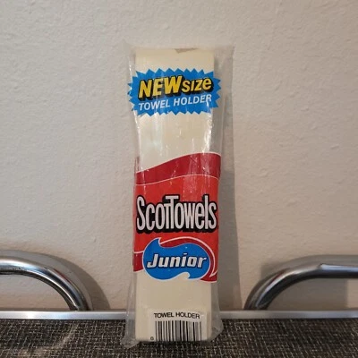 Toallero de papel ScotTowels vintage de los años 80 talla junior Scott Paper Company nuevo de colección Foto 1 de 4