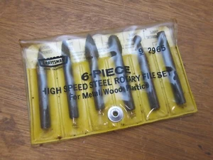 Craftsman 6 Piece Rotary File Cutter Assortment CAT. NO. 2965 - Picture 1 of 7