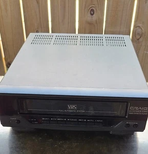 Vintage Craig  PT628 VCR Player Tested & Working 120v AC/DC 12 Volt VHS Player - Picture 1 of 4