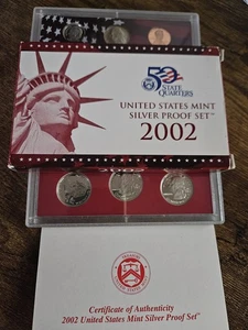 Juego de prueba de plata 2002 como nuevo embalaje original del gobierno coleccionable - Imagen 1 de 11