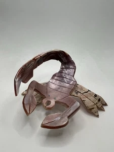 Zuni Lobster Fetish by Danny Lonjose *SIGNED* Pink Mussel New F 5088 - Picture 1 of 7