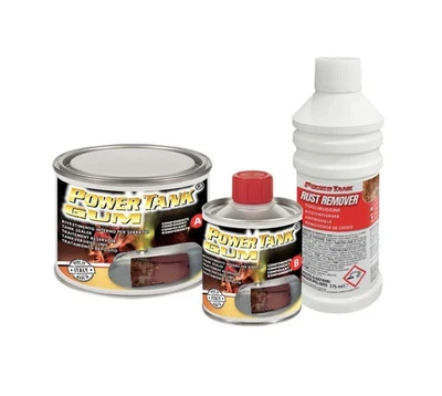 KIT POWER TANK GUM PICCOLO PER TRATTAMENTO RIPARA SERBATOIO CON RUGGINE DA MOTO