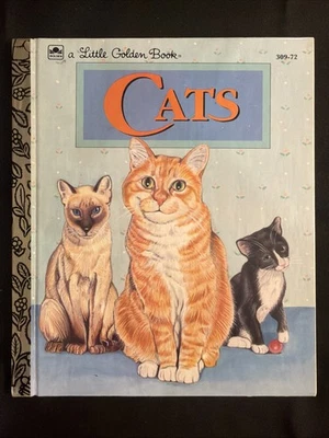 Vintage A Little Golden Book  Cats 309-72 1976 #5664 - Image 1 of 4