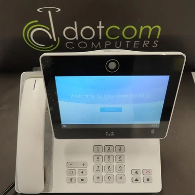 Cisco White Desktop Collaboration DX 650 VOIP Phone CP-DX650-W-K9 White Spare - Image 1 of 4