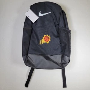 NEW! NIKE BRASILIA MEDIUM BACKPACK (24L) BLACK BOOK BAG DH7709-010 Phoenix Suns - Picture 1 of 7