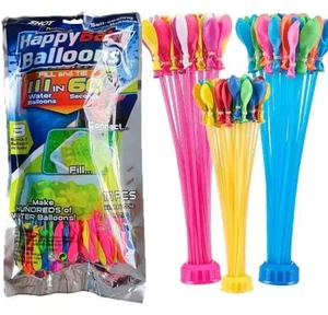 6x Water Balloons Self Sealing 666Pcs Easy Fill Fun Balloons for Kids UK Stock - Picture 1 of 7