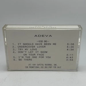 Adeva! – Love Or Lust Cassette 1991 Capitol Electronic House Advance PROMO - Picture 1 of 7