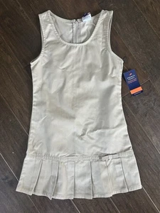 French Toast Little Girls Size 7 Khaki Uniform Jumper. NWT. Free Shipping! - Picture 1 of 6