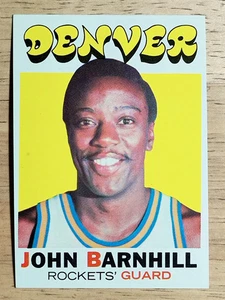 1971-72 Topps #222 John Barnhill (trimmed) - Picture 1 of 2