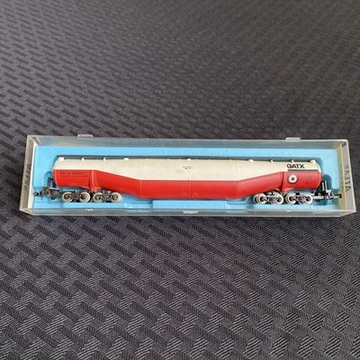 Vintage Atlas 3114 N Scale 94' Jumbo Whale Belly Tank, GATX 96500  Train Car - Image 1 of 4