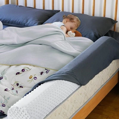 Parachoques de cama para niños pequeños riel de cama de espuma para niños pequeños paquete de 1 rieles de cama parachoques para... Foto 1 de 4