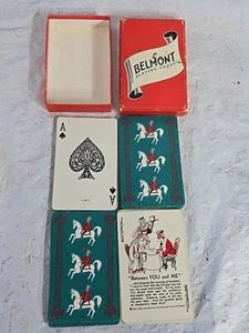 1939 Mariachi RARE Belmont Playing Cards Complete w/ 1 Joker in Vintage Box - Picture 1 of 8