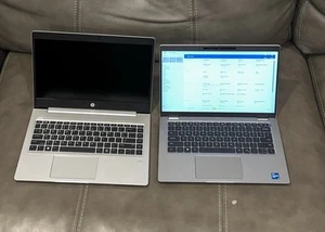Lot Of 2 Laptops Dell 11TH Gen & HP w/Computrace - Picture 1 of 14