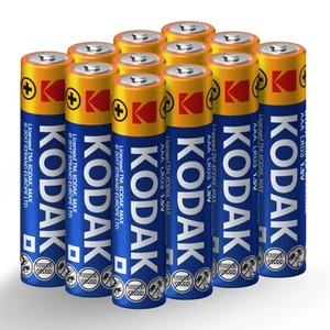 Kodak AAA Batterien LR03 12er Pack 1,5V lange Dauer Max Super Alkaline Batterien - Bild 1 von 8